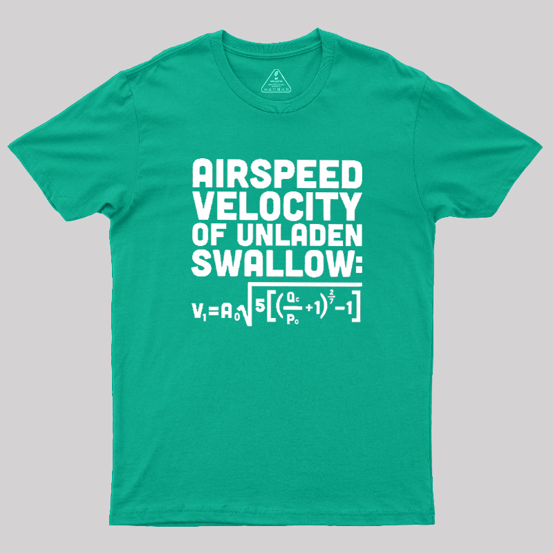 Airspeed Velocity of an Unladen Swallow Geek T-Shirt