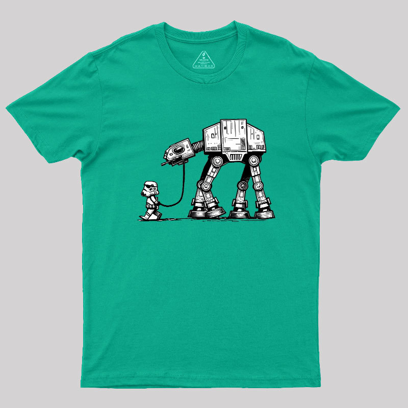 Empire Robot Dog-Star Battles Geek T-Shirt