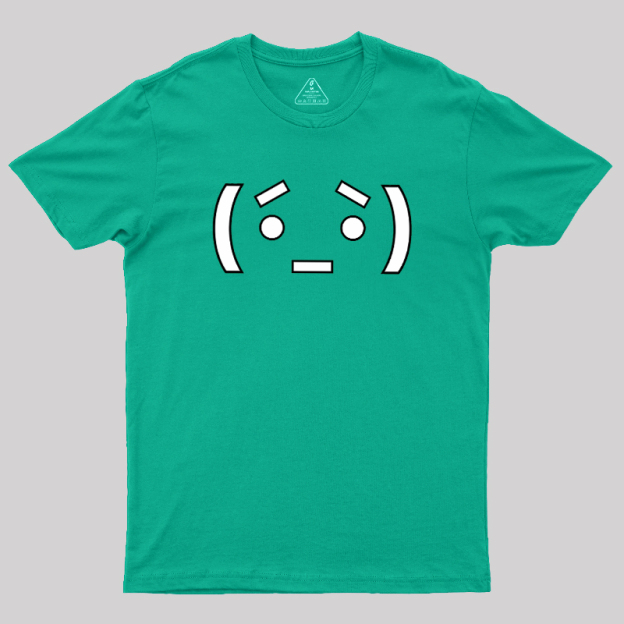 Nerdy Anime Emoticon Geek T-Shirt