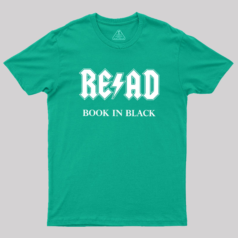 RE/AD - Book In Black Geek T-Shirt