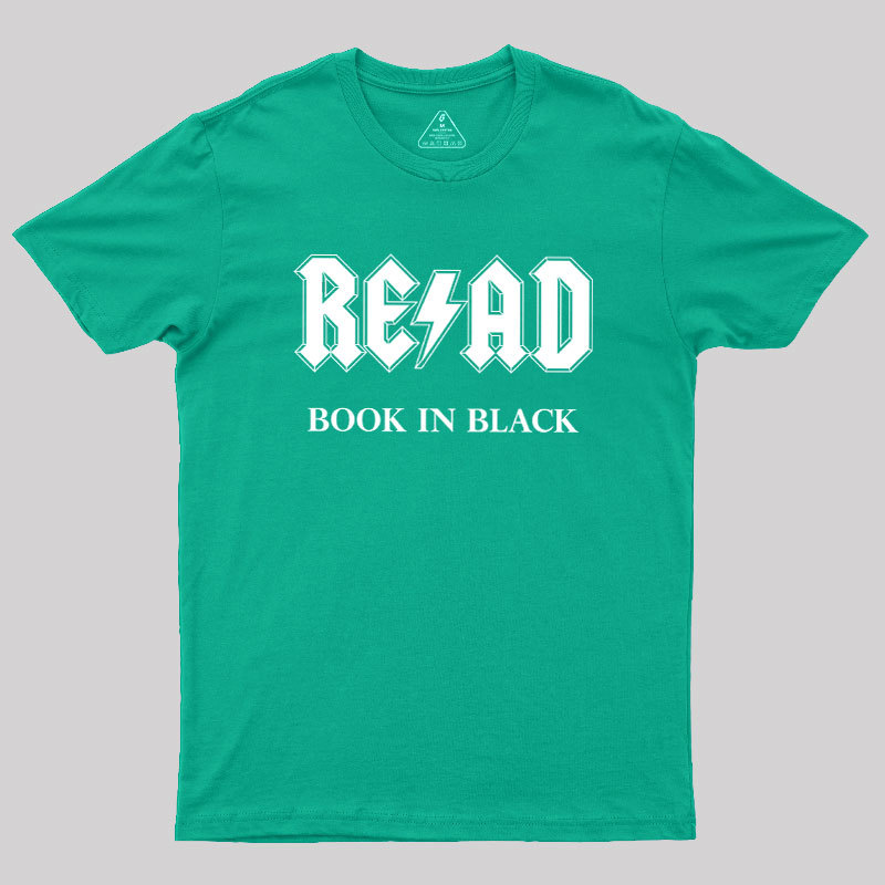 RE/AD - Book In Black Geek T-Shirt