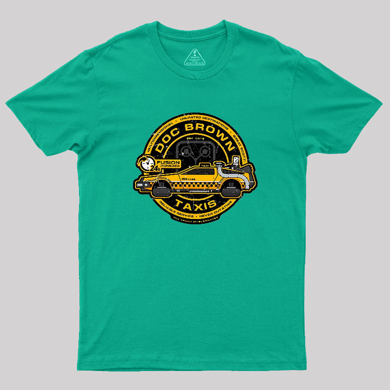 Doc Brown Taxis Geek T-Shirt