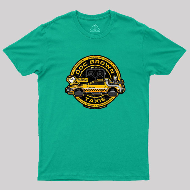 Doc Brown Taxis Geek T-Shirt