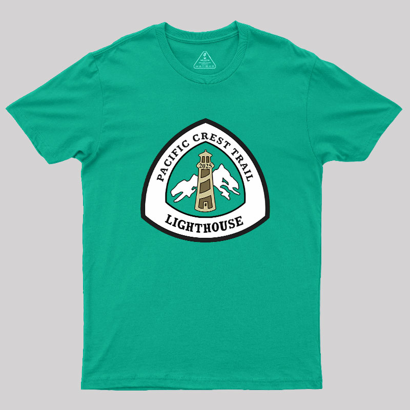 Lighthouse's 2025 PCT Trek Geek T-Shirt