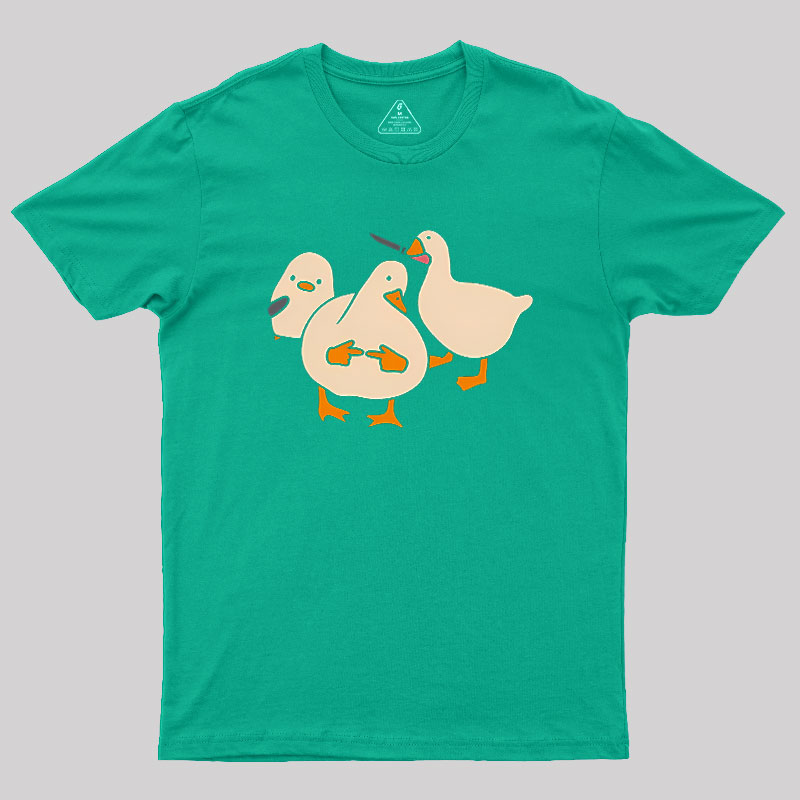 Duck Drama Artwork Geek T-Shirt