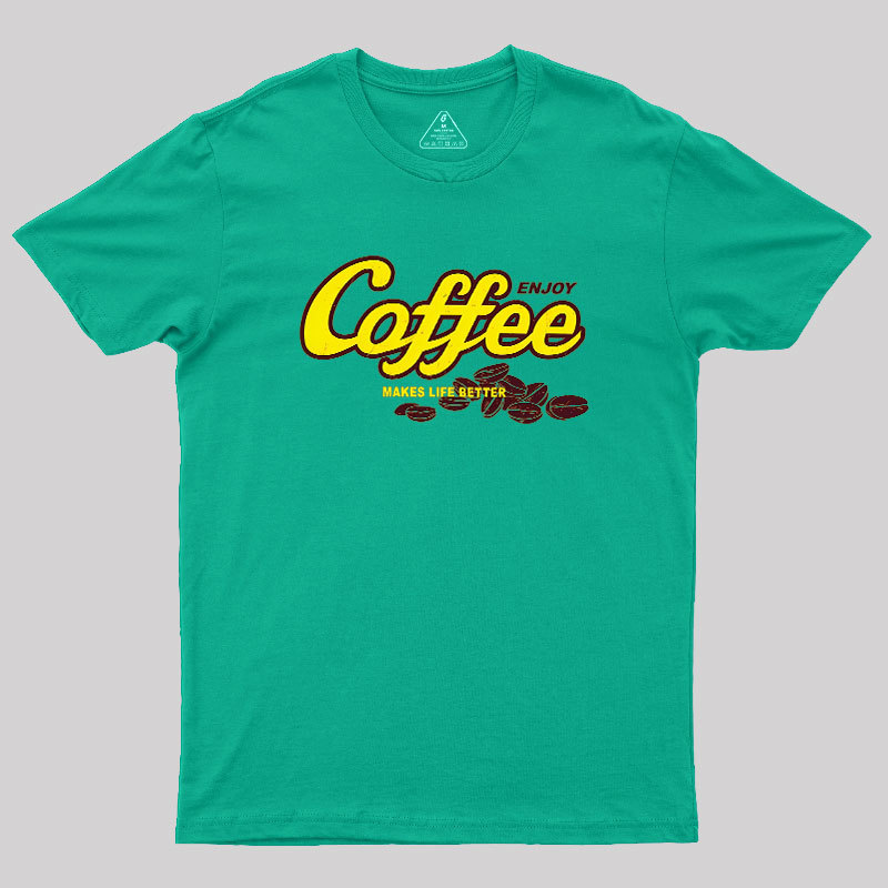 Enjoy Coffee Geek T-Shirt