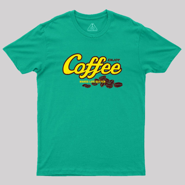 Enjoy Coffee Geek T-Shirt