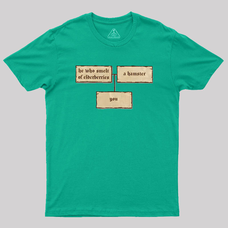 He Who Smelt of Elderberries Geek T-Shirt