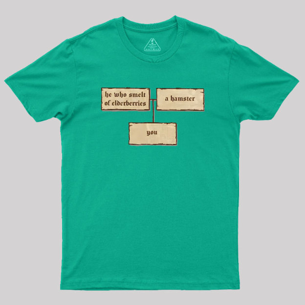He Who Smelt of Elderberries Geek T-Shirt