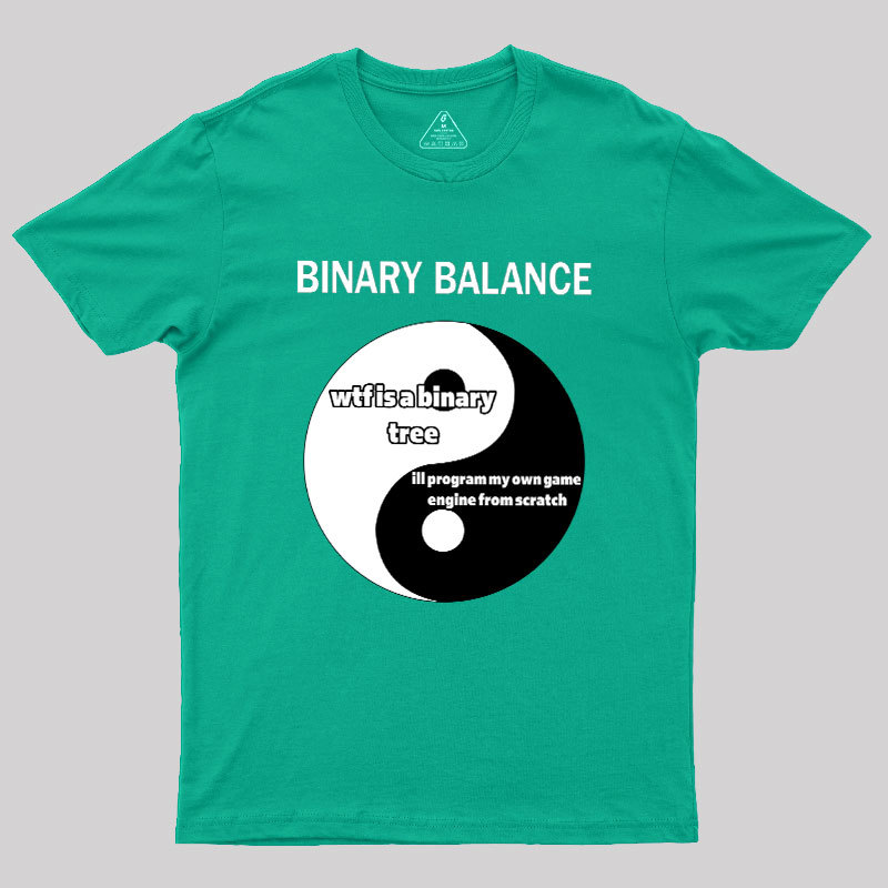Binary Balance Geek T-Shirt