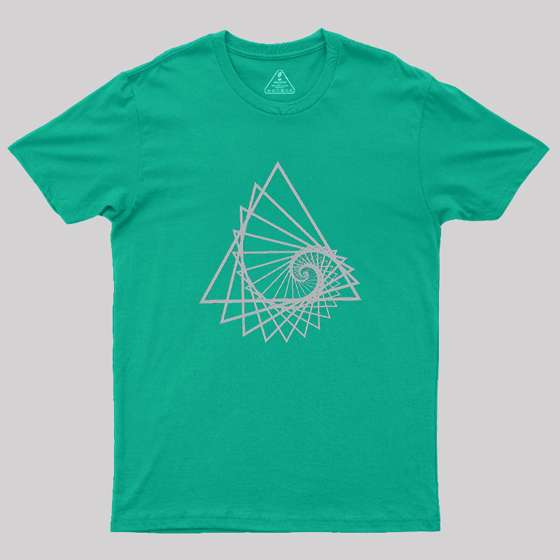 Spiralling Triangle Geek T-Shirt