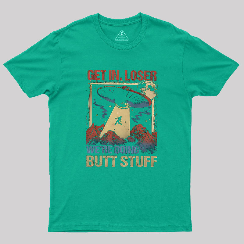 Glow In The Dark Alien UFO Geek T-Shirt