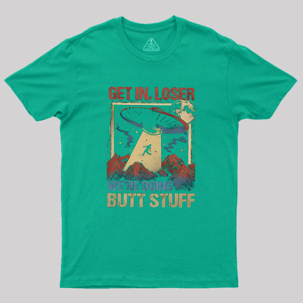 Glow In The Dark Alien UFO Geek T-Shirt