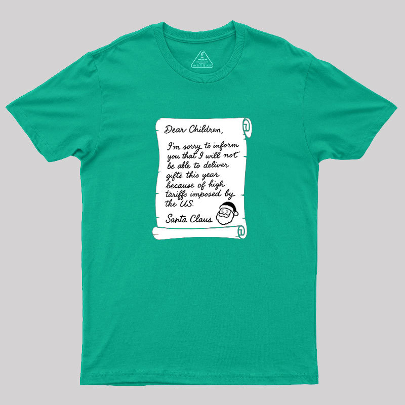Christmas Letter Geek T-Shirt