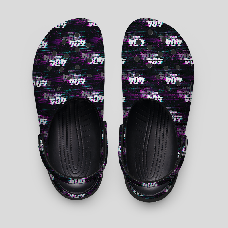 Error 404 Geek Rubber Clogs