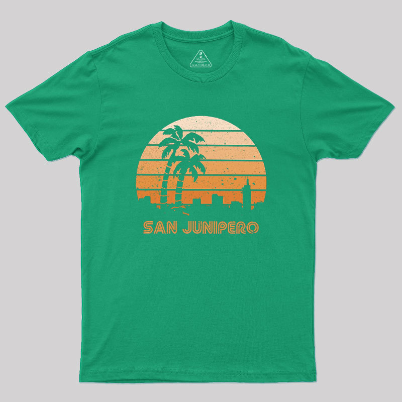 Retro Junipero Geek T-Shirt