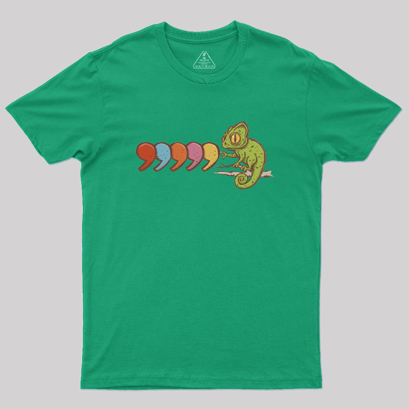 Comma Chameleon Geek T-Shirt
