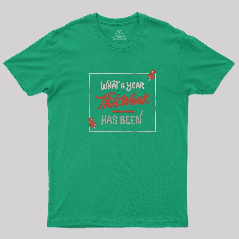What A Year This Week Has Been Geek T-Shirt