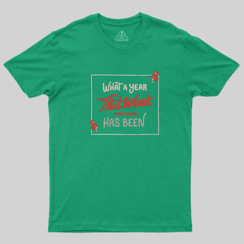 What A Year This Week Has Been Geek T-Shirt