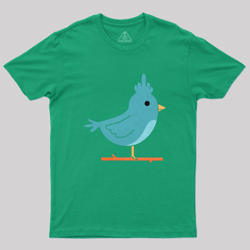 Flip The Bird Geek T-Shirt