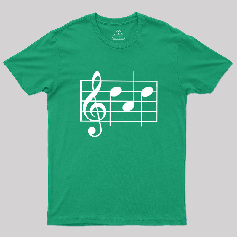 Musical Notes Dad Geek T-Shirt
