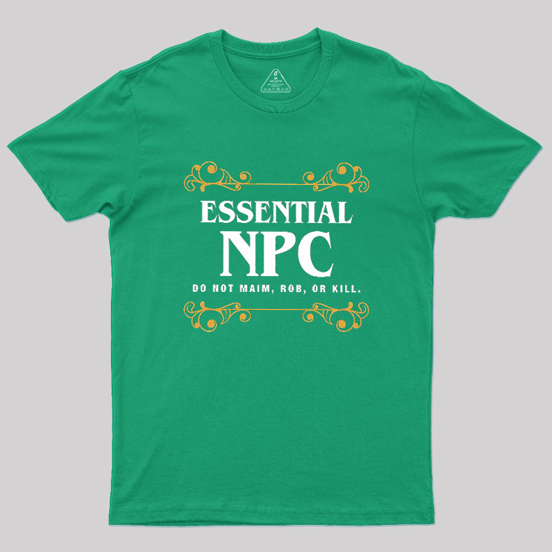 Essential NPC Character Tabletop RPG Addict Geek T-Shirt