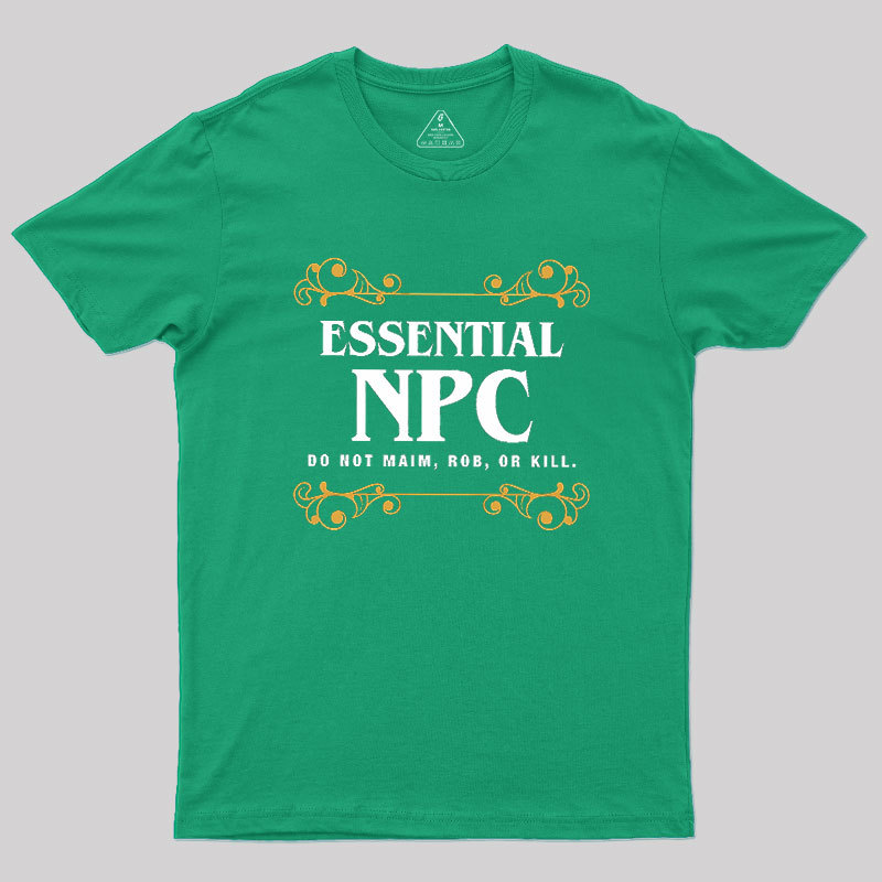 Essential NPC Character Tabletop RPG Addict Geek T-Shirt