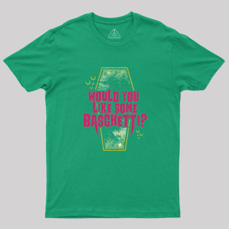 Basghetti - Funny Goth Vampire Geek T-Shirt