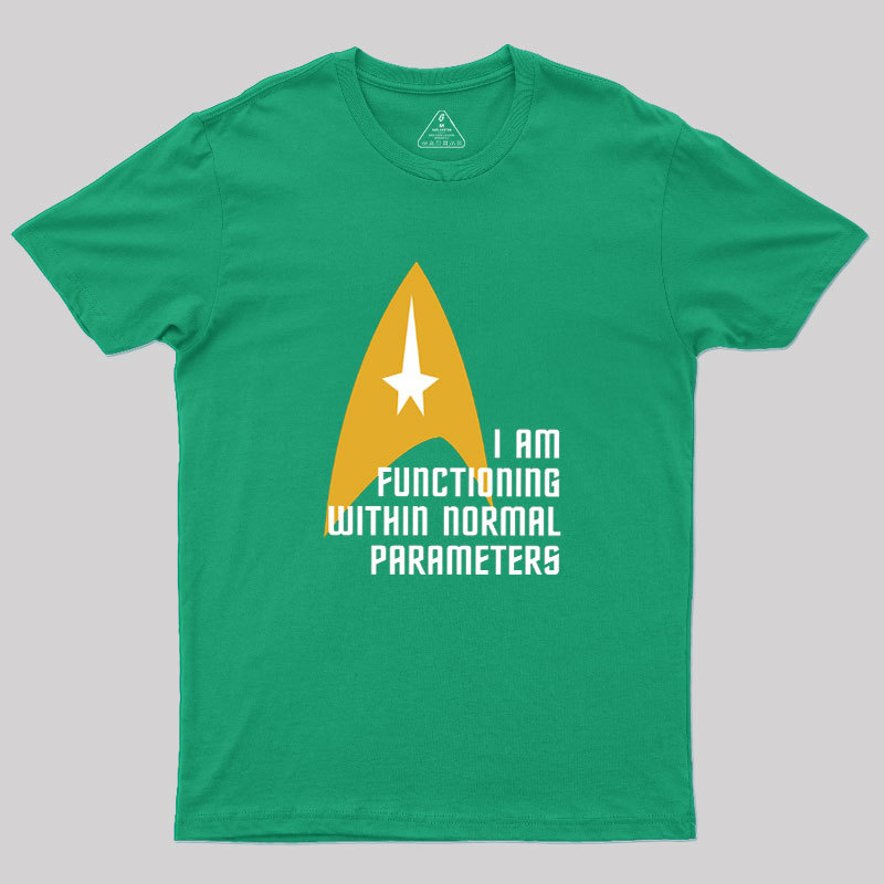 Star Trek Normal Parameters Geek T-Shirt