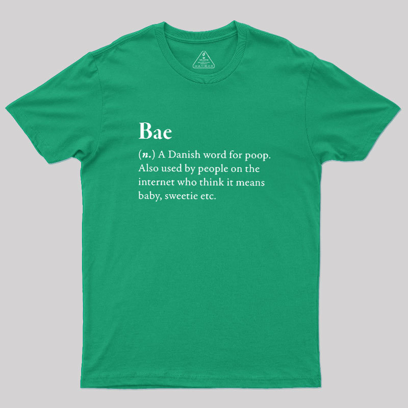 Bac Funny Glossary Geek T-Shirt