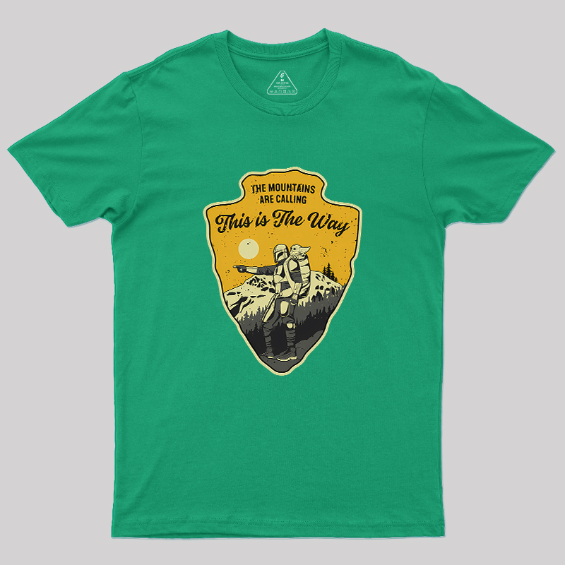 The Way To The Mountains Geek T-Shirt