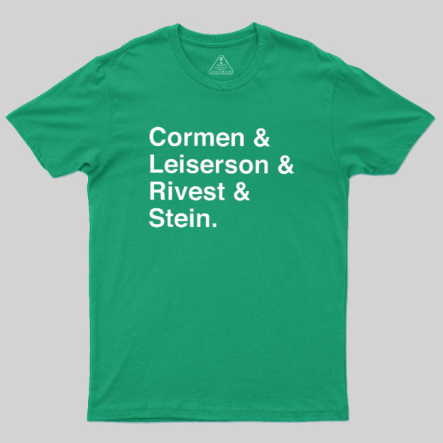 CLRS Algorithms Geek T-Shirt