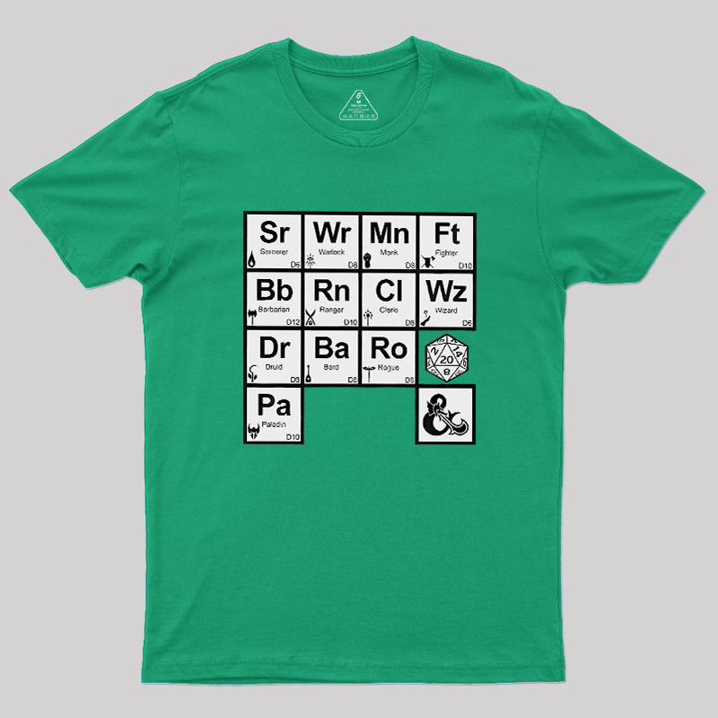 All Elements Dungeons & Dragons Geek T-Shirt