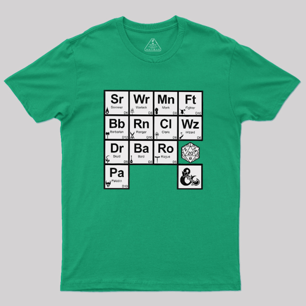 All Elements Dungeons & Dragons Geek T-Shirt