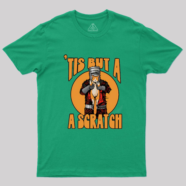 Tis But A Scratch The Black Knight Vs Cat Knight & Kitt Geek T-Shirt