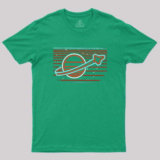 Retro Space Launch Geek T-Shirt