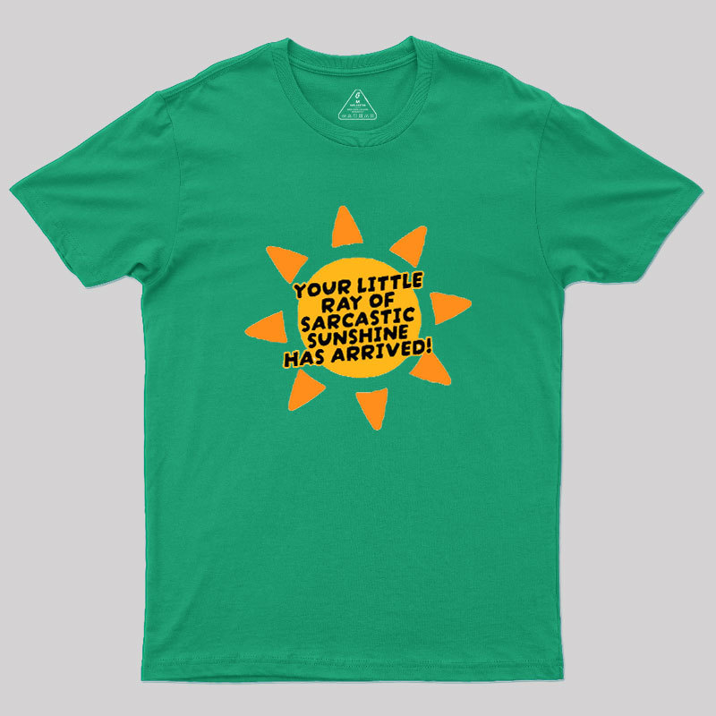 Your Little Ray of Sarcastic Sunshine Has Arrived Geek T-Shirt