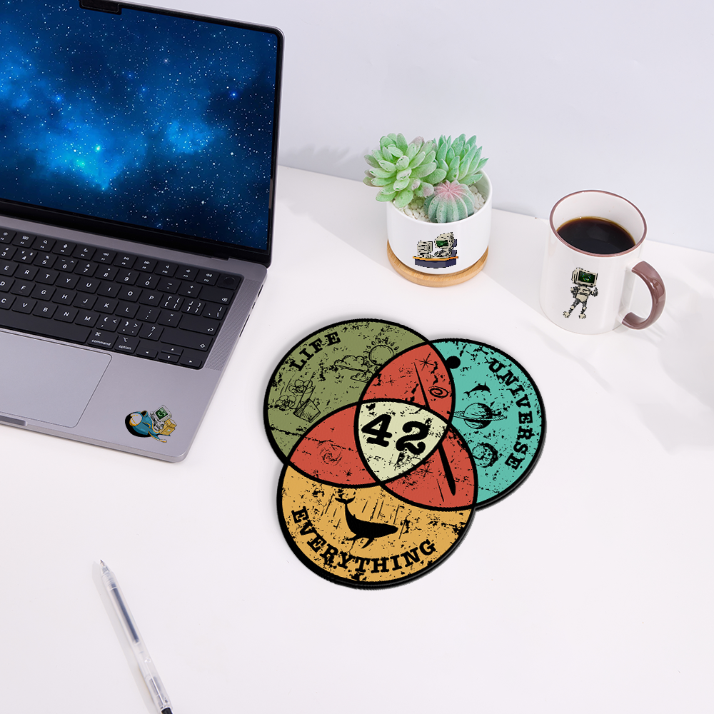 Life the Universe Everything Novelty Mouse Pad