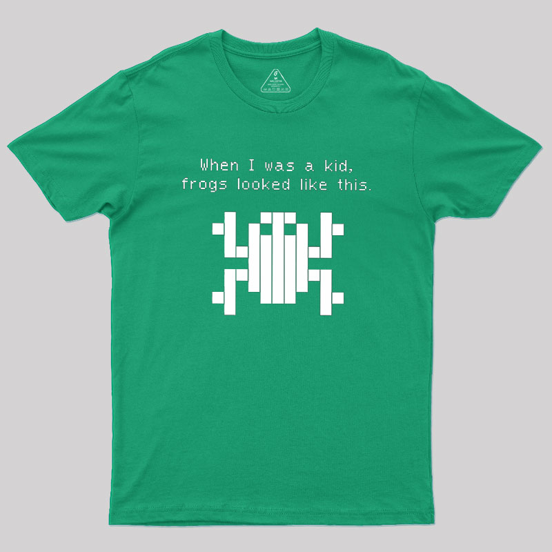 Funny 80s Arcade Game Design Geek T-Shirt