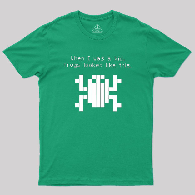 Funny 80s Arcade Game Design Geek T-Shirt