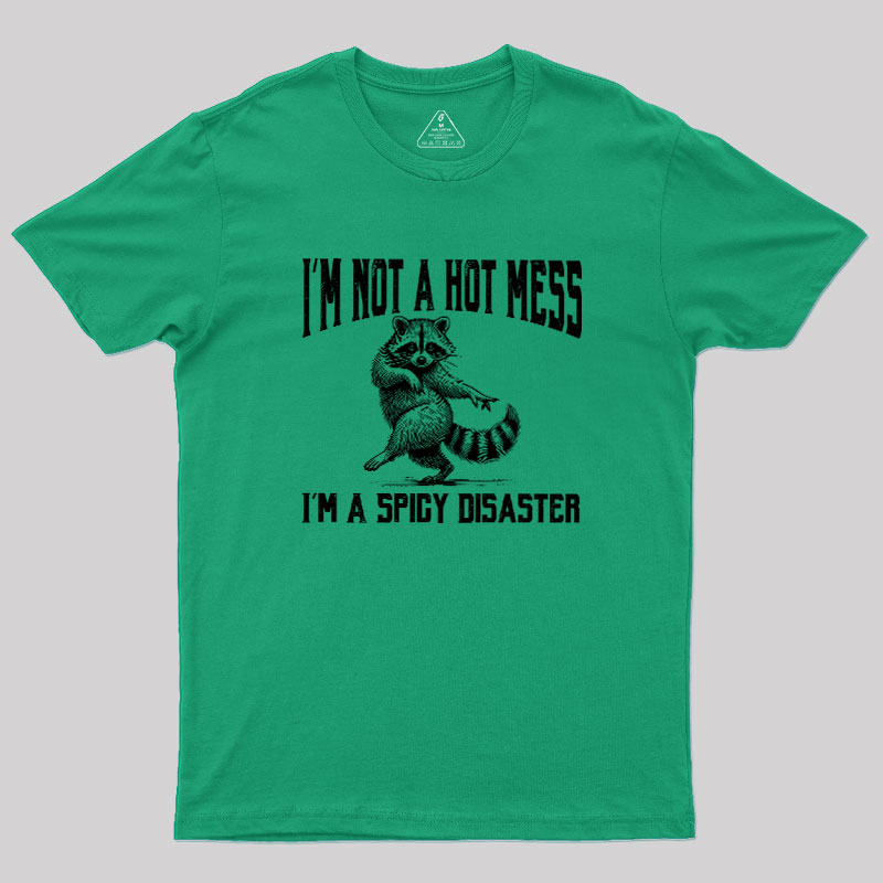 I'm Not A Hot Mess I'm A Spicy Disaster Geek T-Shirt
