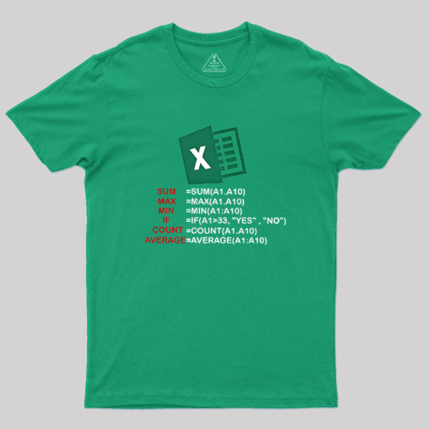 Excel Formula Geek T-Shirt