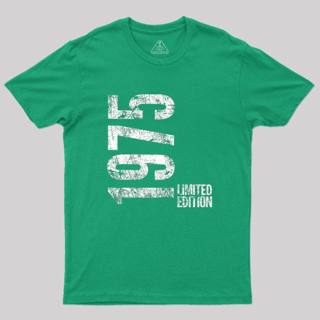 Years Old Vintage 1975 Geek T-Shirt