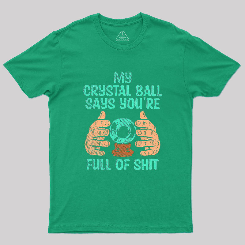 My Crystal Ball Says Geek T-Shirt