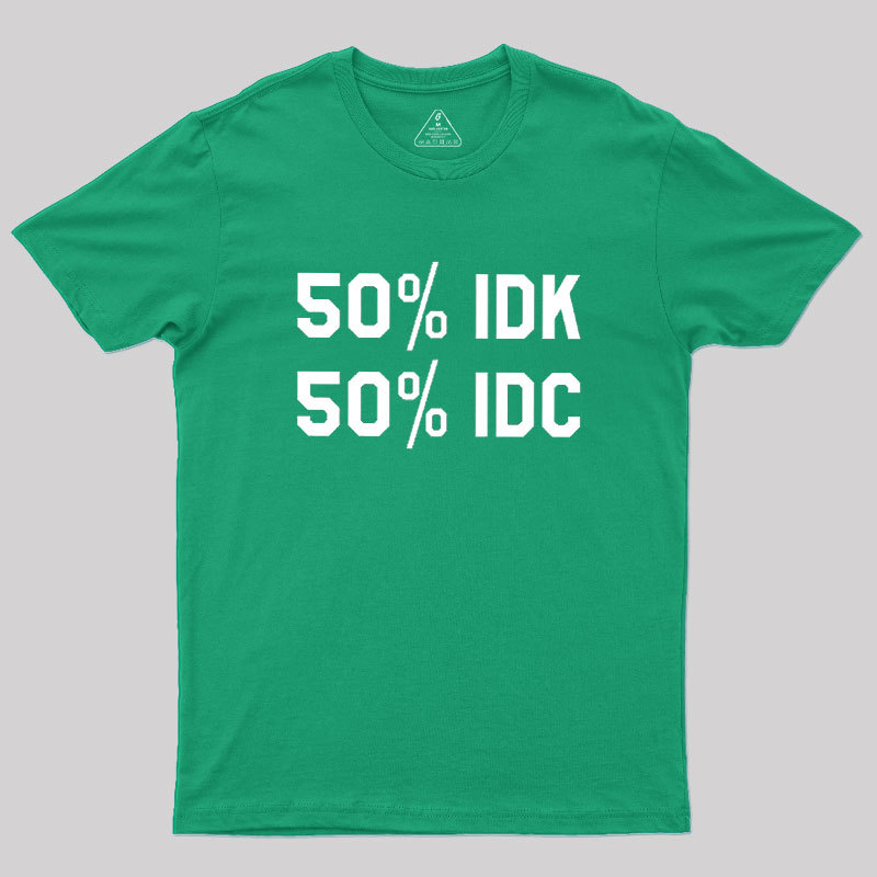 50%IDC Geek T-Shirt
