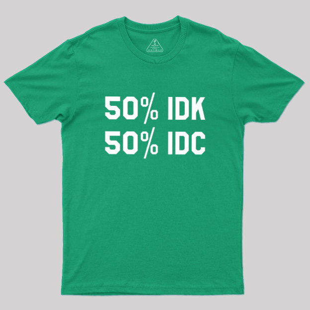 50%IDC Geek T-Shirt