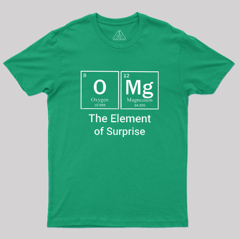 OMG The Element Of Surprise Geek T-Shirt