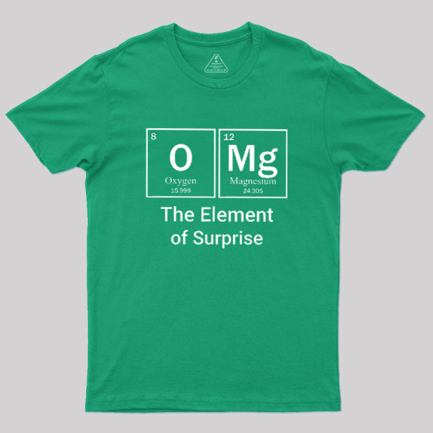 OMG The Element Of Surprise Geek T-Shirt