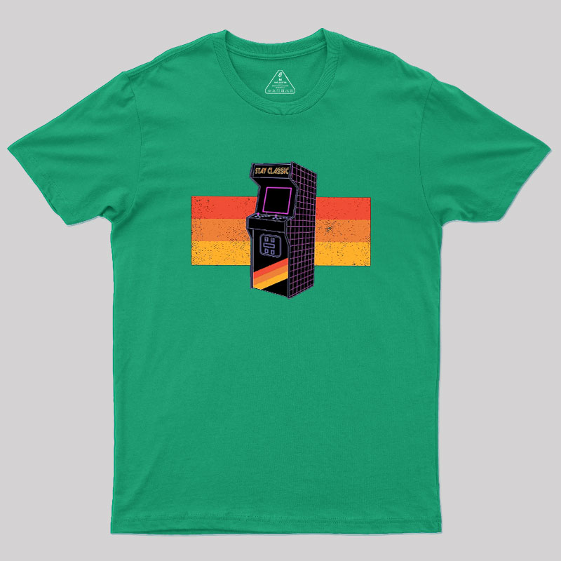 Stay Classic Arcade 80s Geek T-Shirt