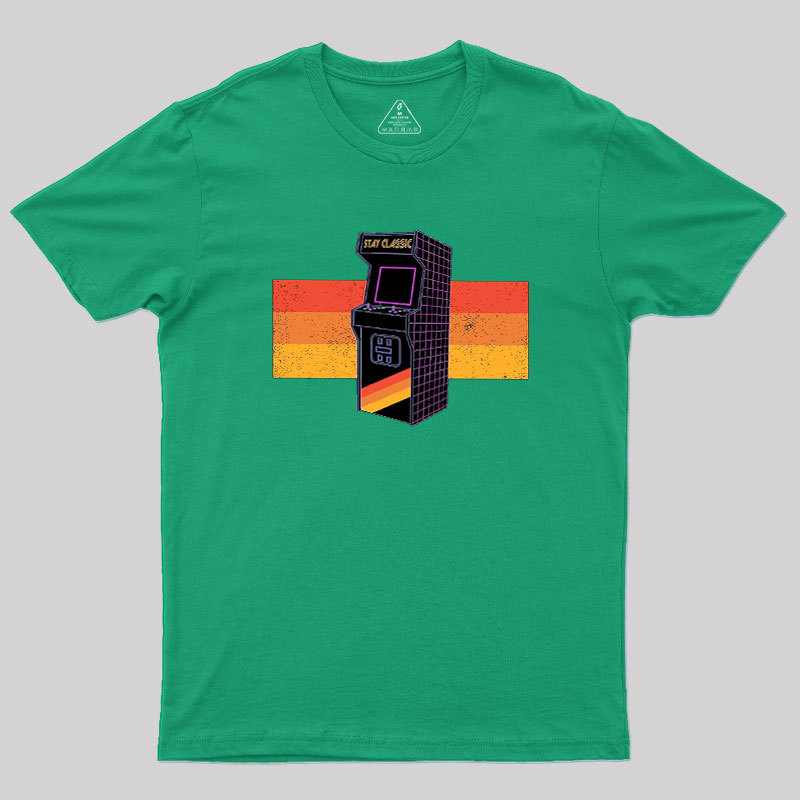 Stay Classic Arcade 80s Geek T-Shirt